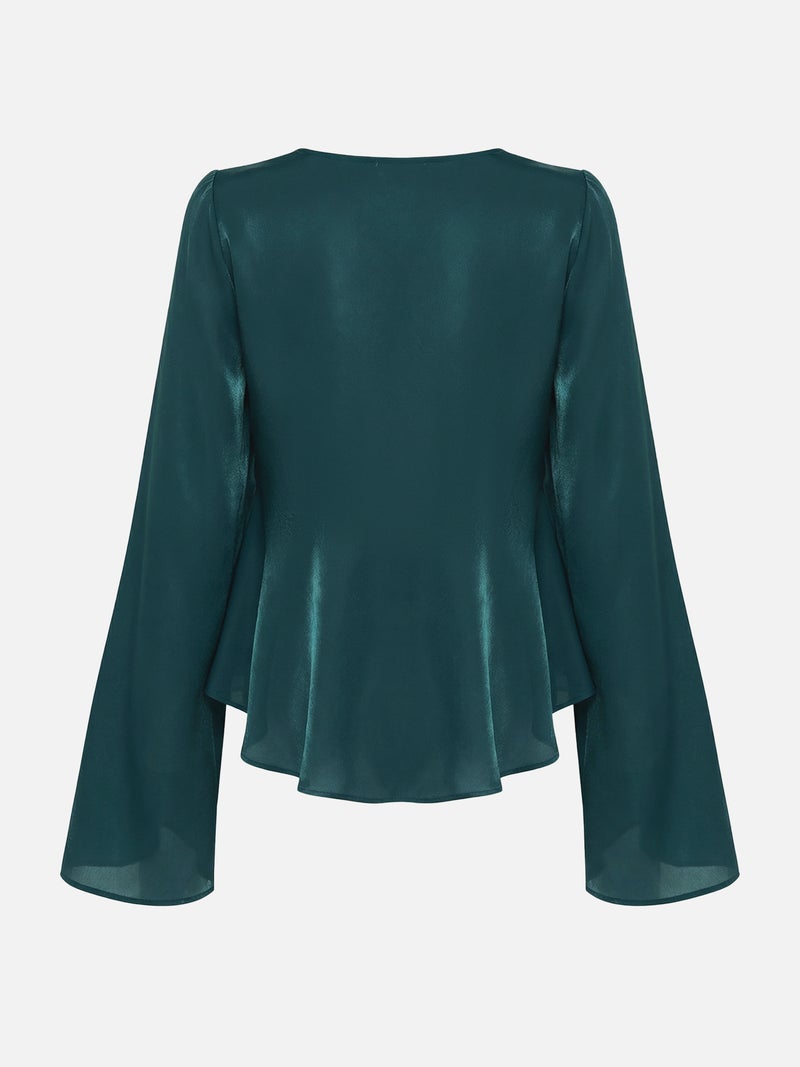 Lichi Shimmering blouse with loose sleeves - Image 3