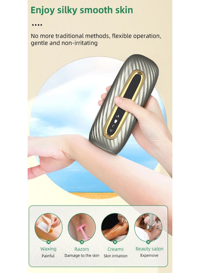 BLAZE IPL Hair Removal Machine with Sapphire Cooling Freezing Point Hair Removal (Grey) - Image 4