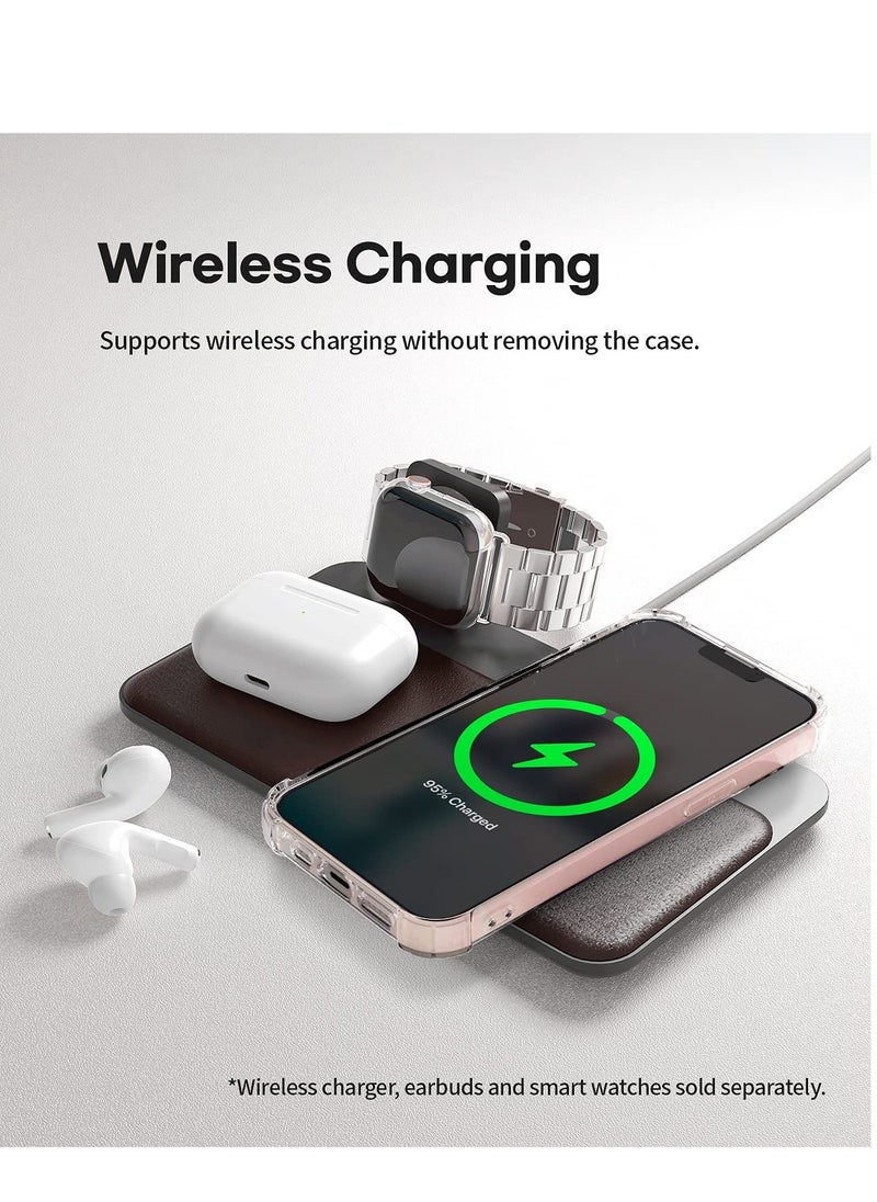 Houmt - iPhone 14 Plus Cover 6.7 Inch Clear Back Air Cushion Soft TPU Material Anti Scratch Shockproof Protective Case - Image 1