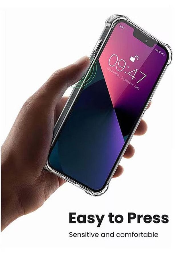 Houmt - iPhone 14 Plus Cover 6.7 Inch Clear Back Air Cushion Soft TPU Material Anti Scratch Shockproof Protective Case - Image 1