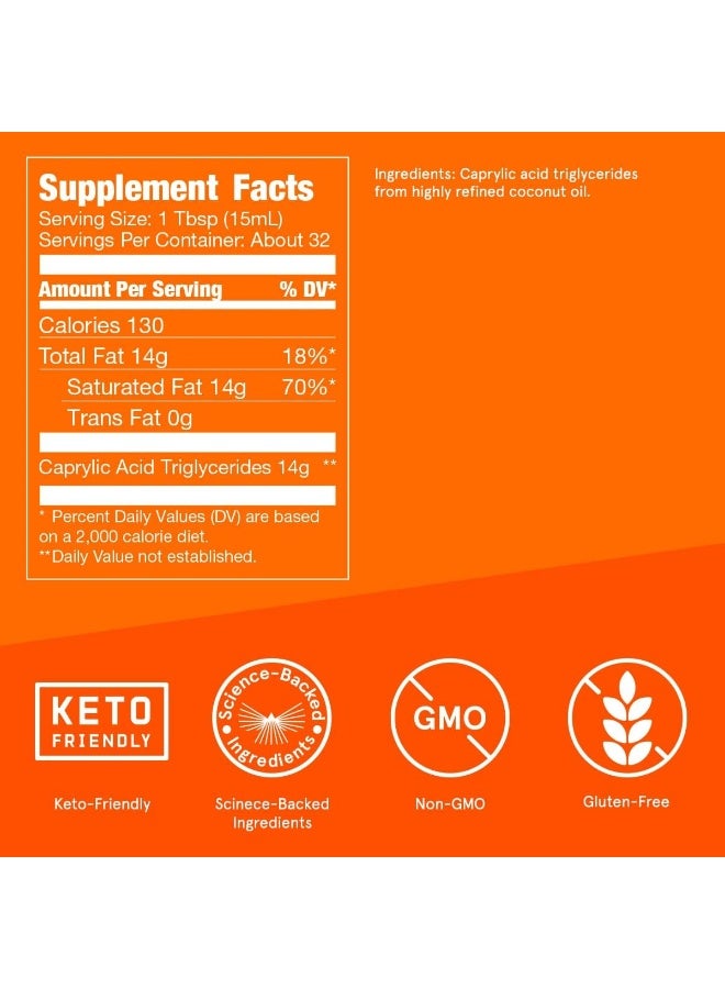 Bulletproof Brain Octane Mct Oil For Keto And Paleo Diet (16Oz) - Pack Of 2 - Image 2