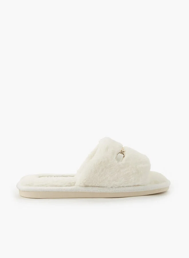 لو كونفورت Women Faux Fur Bedroom Slides