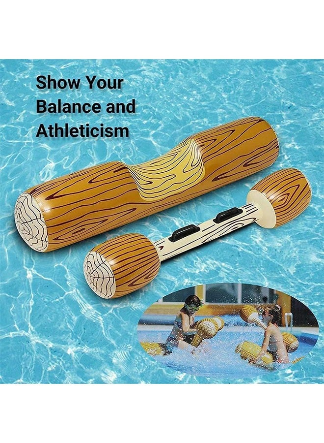 عبوتان من عوامة حمام السباحة القابلة للنفخ، لعبة طوف قابلة للنفخ لحمام السباحة، لعبة عائمة للأطفال البالغين وحفلات السباحة والرياضات المائية - Image 5