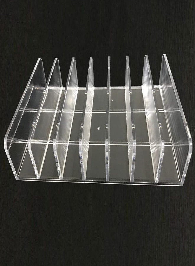 AUXPhome Clear Acrylic DVD/CD Storage Box CD Holder - CD Tray Holds up to 14 CD Cases for Media Shelf Storage and Organization for Countertop/Kitchen/Bathroom/Cabinet. - Image 3