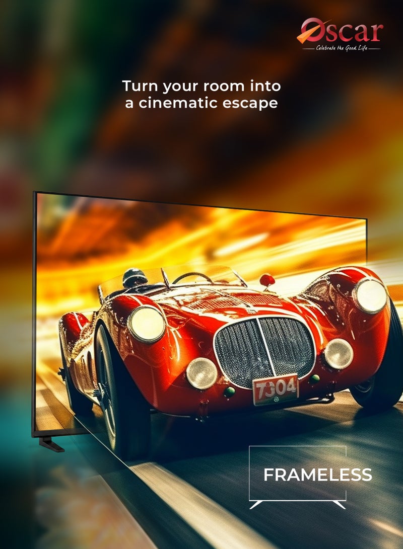 أوسكار تلفزيون أوسكار ذكي QLED 4K UHD مقاس 65 بوصة | يعمل بنظام التشغيل Tizen | نطاق ألوان واسع DCI-P3 | تصميم بدون إطار | تقنية HDR10 | صوت Dolby | واي فاي وبلوتوث | جهاز تحكم عن بعد صوتي | OST065QTZ - Image 3