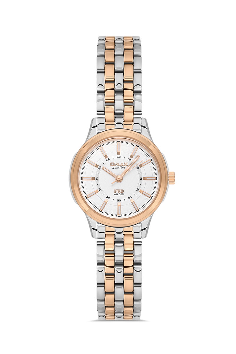 OMAX Women’s Wrist-Watch | Analog | Stainless Steel Band | Elegant Design - Image 1