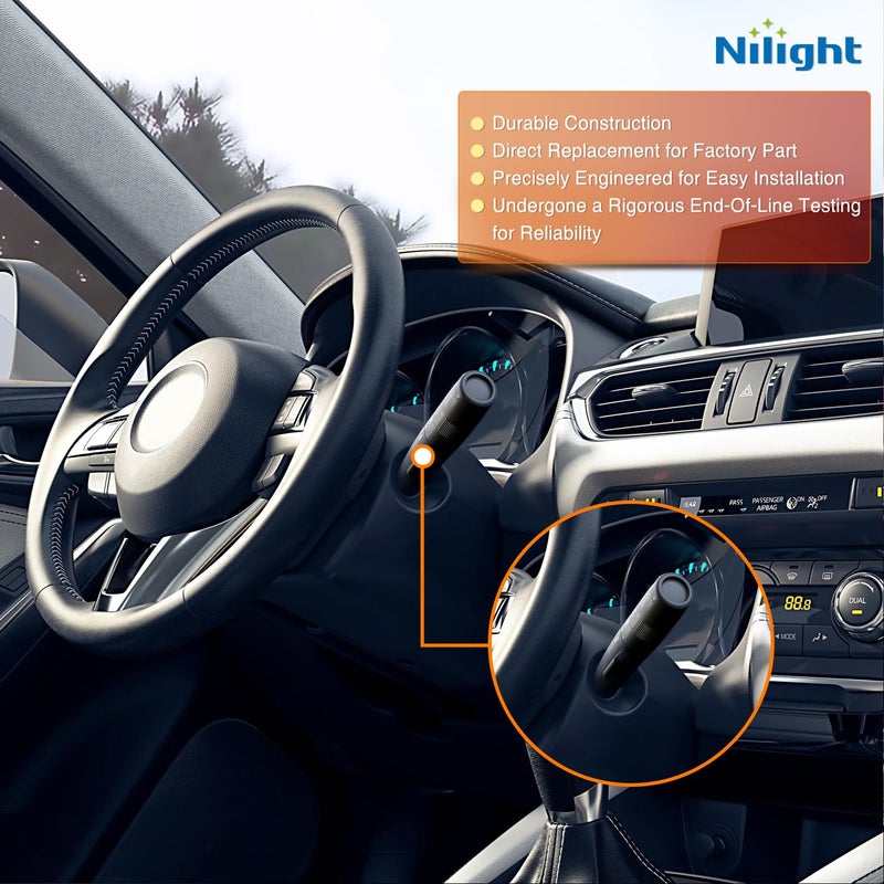 Nilight Turn Signal Switch Compatible with 1995 1996 1997 1998 1999 Chevy Suburban Tahoe 1995-1999 GMC C1500 Yukon Savana 1999-2000 Cadillac Escalade Windshield Wiper Switch, 2 Year Warranty - Image 5