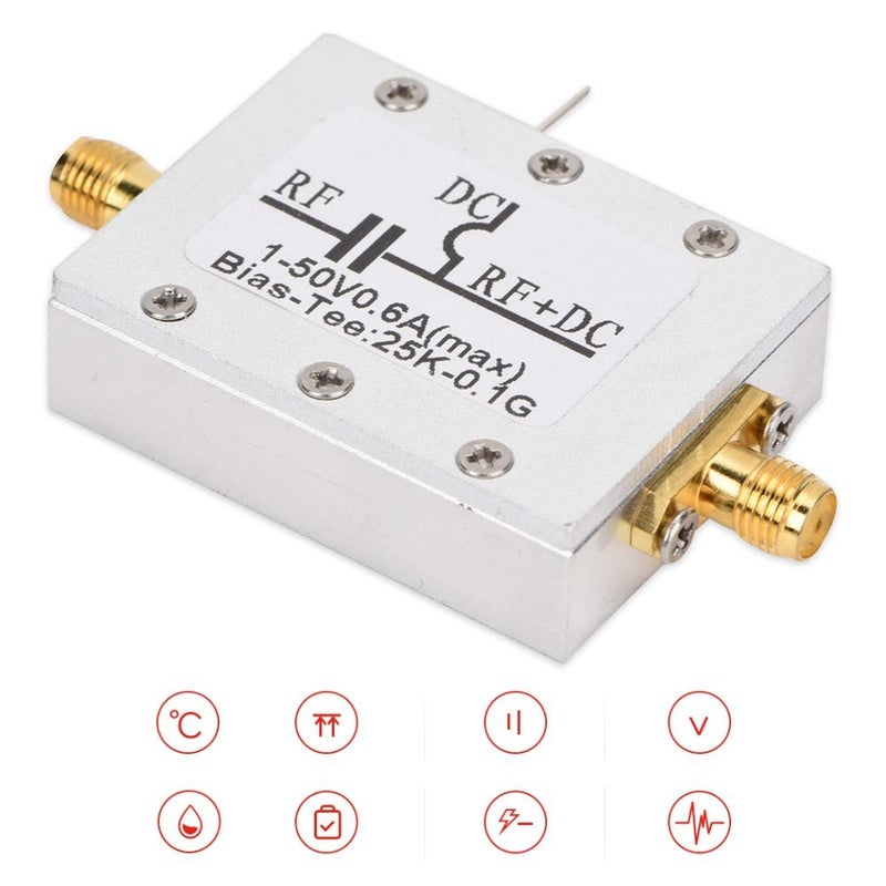 Ciglow Bias Tee Broadband, 25K-100MHz Coaxial Feed RF Broadband Radio Frequency Microwave Coaxial Bias. - Image 5