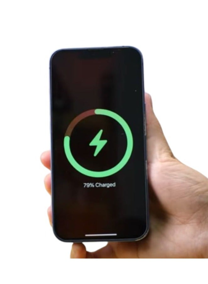 Denx 10mAh Magnetic Power Bank with Wireless Charging and LED Light Display 38.5W USB-C Fast Charging Battery Pack Compatible with All Magsafe Devices  - Image 5