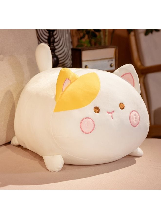 Fat Cat Pillow Sleeping Doll Plush Toy Doll Soft Sleeping Big Doll With Clip Legs Large Black Kitten-Specifications:50cm-Color:Black Cat - Image 2