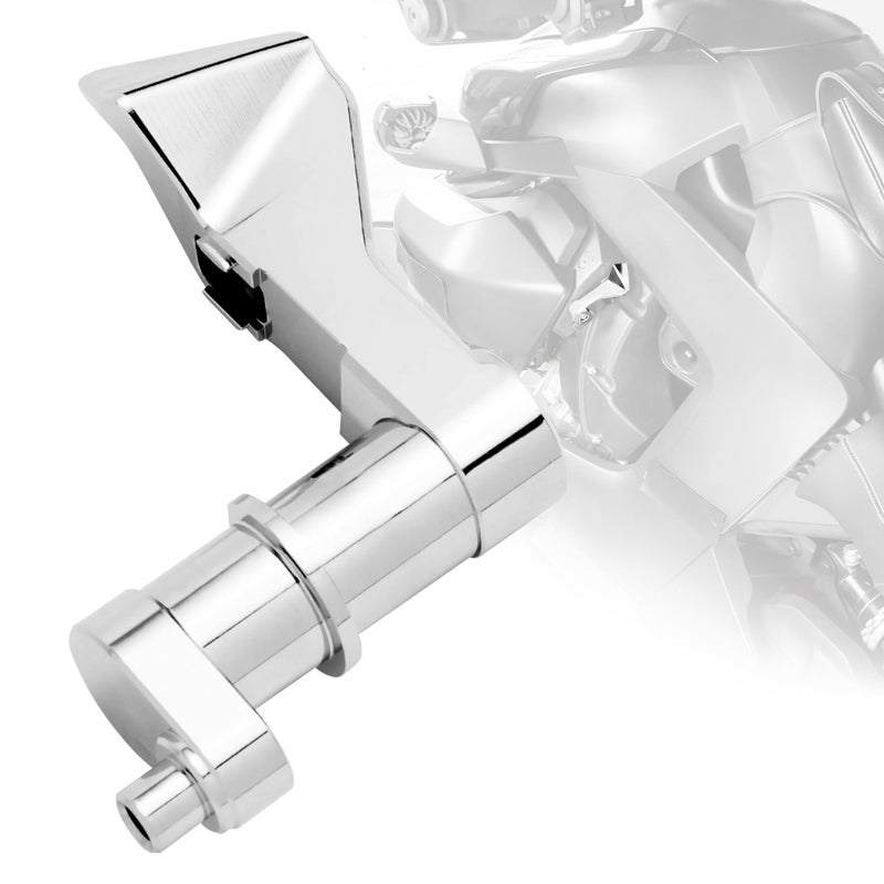 Hutexico Parking Brake Lever for CanAm Ryker Billet Aluminum Brake Lock Thumb Lever Compatible with CanAm Ryker Ace 600 900 Sport Rally Edition 20152025 Chrome - Image 2
