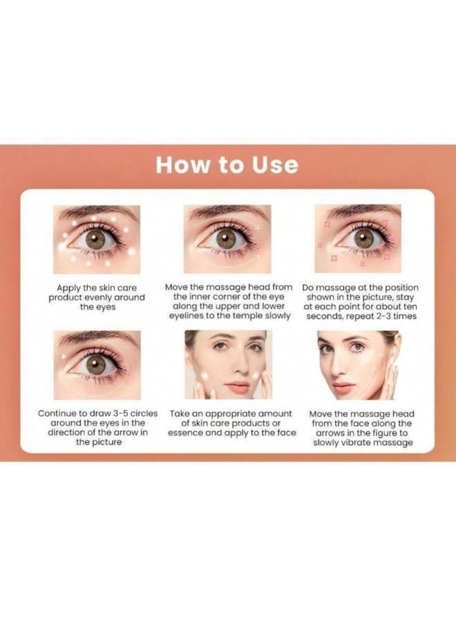 USB Rechargeable Massage Tool For Anti-Aging and Dark Circles for Face - Image 4