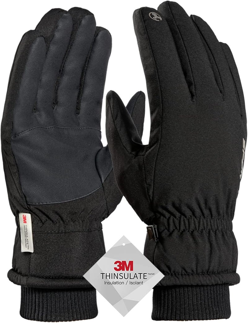 TRENDOUX Winter Gloves for Men Warm: 3M Thinsulate -20℉ Windproof Waterproof Ski Women Glove with Touchscreen Thermal Lining Anti-Slip for Work Cycling Motorcycle Snowboarding - Image 1