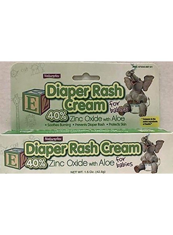 Natureplex Diaper Rash Cream with Zinc Oxide and Aloe, 3-ct - Image 1