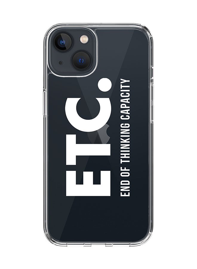 Stylizedd Classic Clear Case for Apple iPhone 14 Plus Case Hybrid Soft Cover Flexible Edges Anti Drop TPU PC Gel Thin Transparent Cover - Etc.