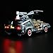 VONADO Light Kit Compatible with Lego Delorean 10300 Lego Sets Not Included Led Lighting Kit Compatible with Lego Back to The Future Time Machine TimeTravel Car Standard Version - Image 3