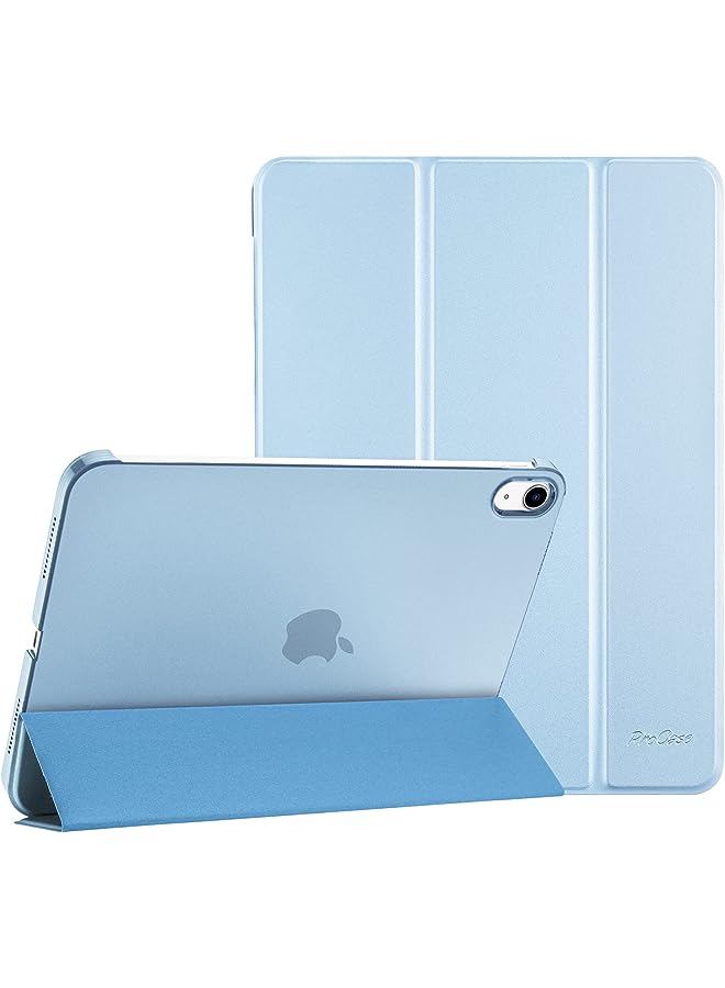 Procases for iPad 10th Generation Case 2022 iPad 10.9 Inch Case, iPad 10 Case Slim Stand Hard Shell Back Protective Smart Cover for 10.9” iPad 10th Gen 2022 Release -Skyblue - Image 1