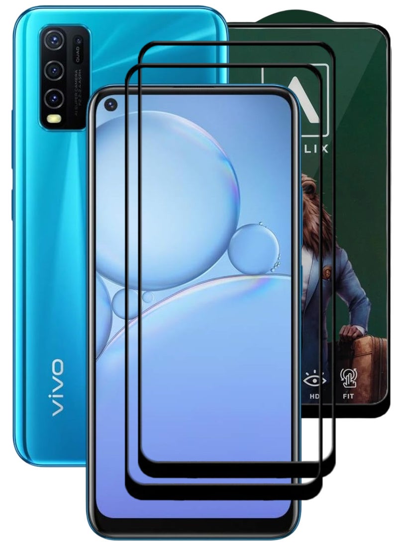 أكاليكس قطعتين، حماية شاشة،  لهاتف فيفو Y30، جودة ممتازة. - Image 1