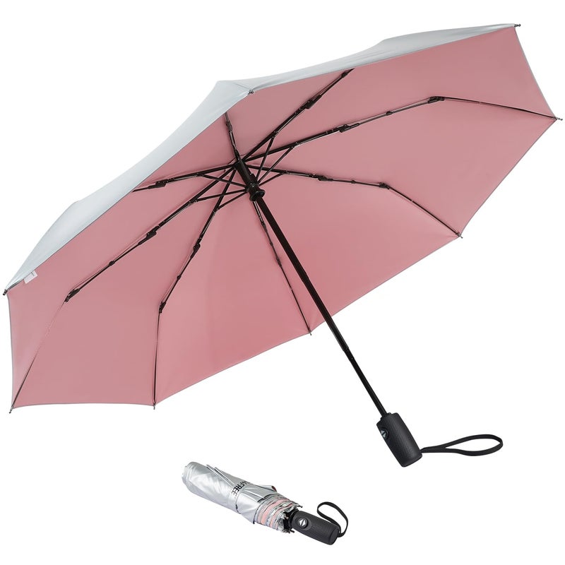G4Free UPF 50+ UV Protection Large Travel Umbrella 42/46 Inch Auto Open Close Windproof Sun Blocking Umbrella - Image 1