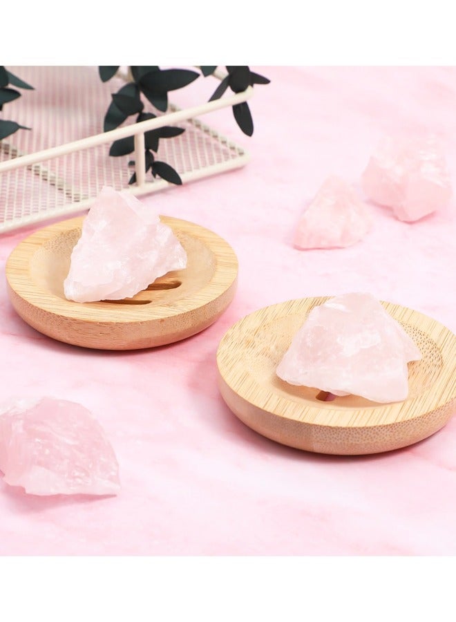 2pcs Bamboo Soap Dish Soap Tray,Shower Wood Holder Saver Container Bathroom Storage Case for Bathroom Toilet Hotel - Image 5