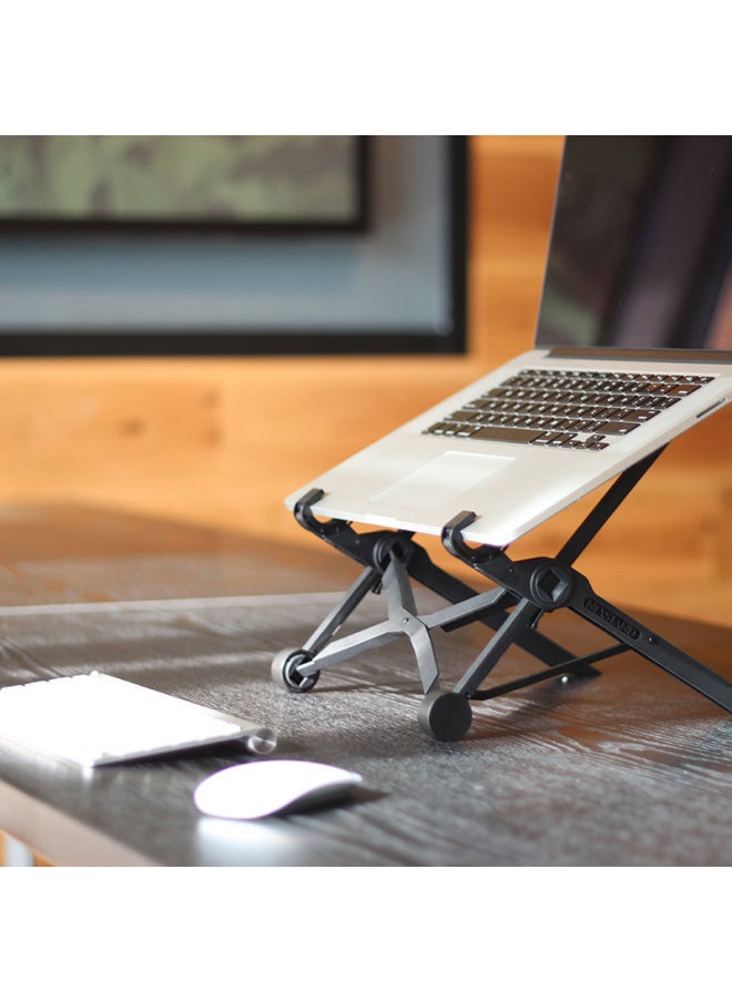 Generic - NEXSTAND K2 Laptop Stand Lifting Folding Portable Desktop Computer Stand Original Supply-Color:Wise Black-with Chinese Instructions - Image 1