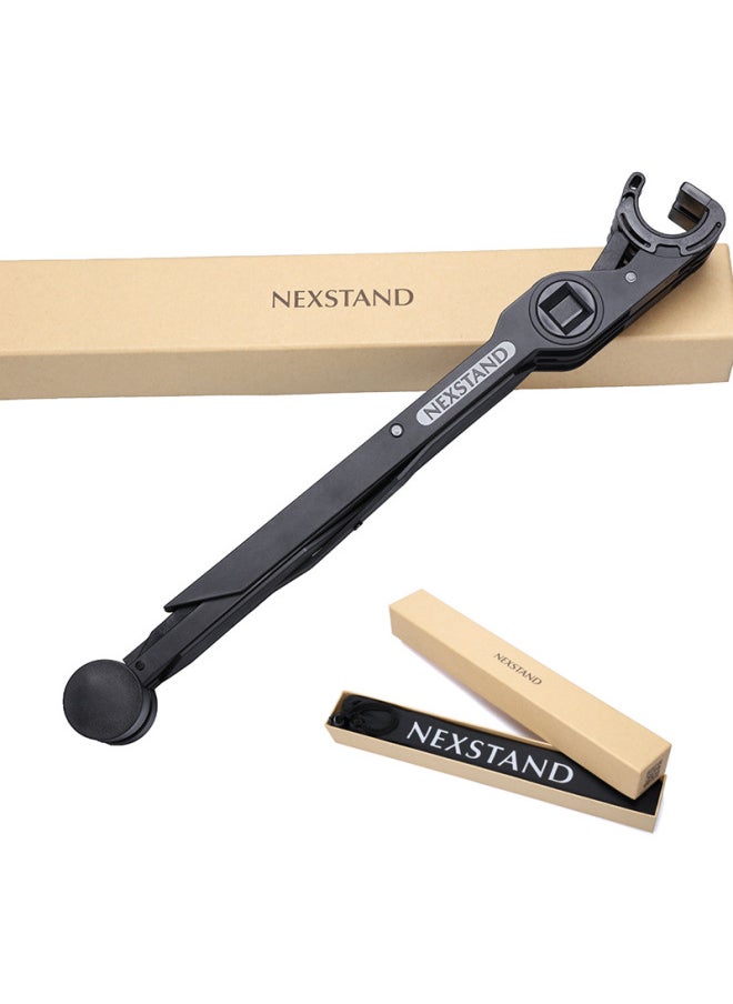 Generic - NEXSTAND K2 Laptop Stand Lifting Folding Portable Desktop Computer Stand Original Supply-Color:Wise Black-with Chinese Instructions - Image 1