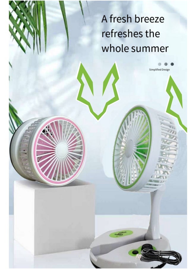 Wulf Essentials WULF Essentials 5811 Multifunction Folding Fan – Portable, Rechargeable, Adjustable Height & Angle  - Image 1
