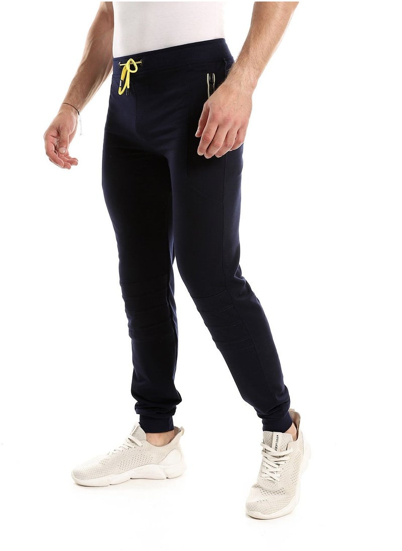 Caesar - Caesar men Detailed MensCasual SweatPant,blue,M - Image 1