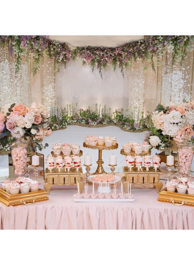 CSFOTO 10x7ft Background for Wedding Decoration Wall Valentine Vintage Photography Backdrop Romance Ceremony White Anniversary Flower Marriage Fresh Nature Photo Studio Props Vinyl Wallpaper - Image 3