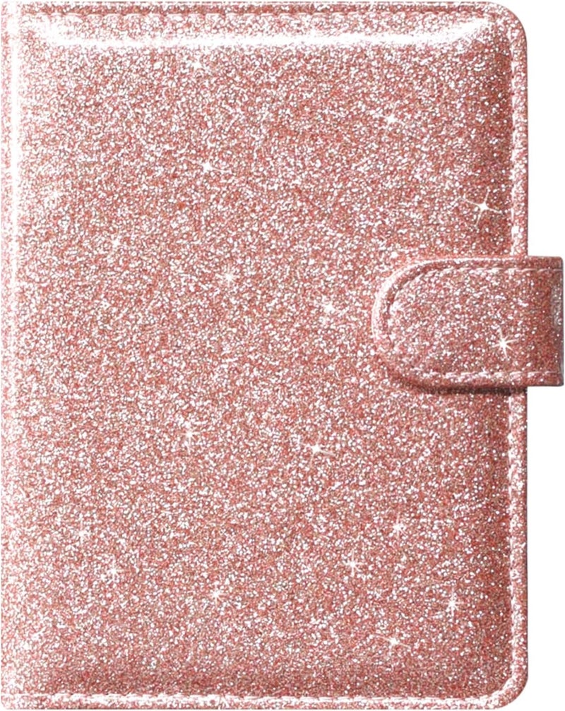ACdream Unisex Faux Leather Passport and Vaccine Card Holder, Glitter Rose, RFID Blocking, 20 x 3.5 x 2.5 in - Image 1