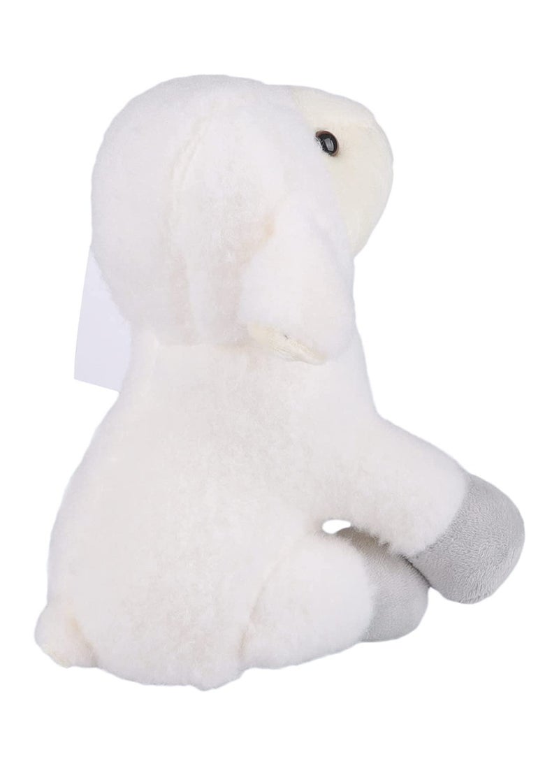 Junior Kingdom - Baby Stuffed Plush Toy White Cute Cuddly Sheep Perfect For Your Kids - Image 1