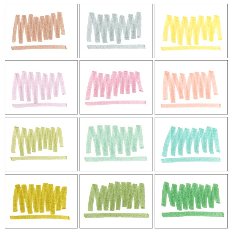 WRITECH Retractable Highlighters Assorted Colors: Chisel Tip Click Aesthetic Highlighter Marker Pens Pack Multi Colored Ink No Bleed Smear for Highlighting Journaling (12ct Neutral) - Image 3