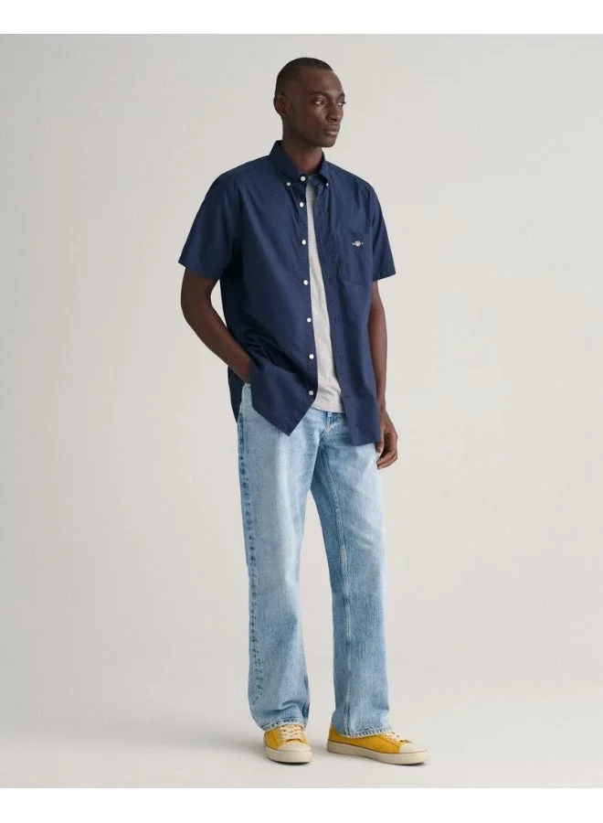 GANT  Gant Regular Classic Poplin Ss Shirt for Men | Best Price UAE