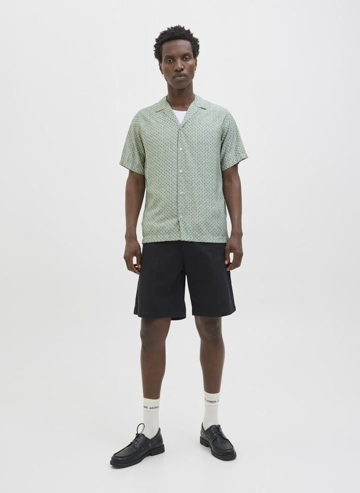 JACK & JONES Jprblulincoln Print Resort Relaxed Fit Shirt  - Image 4