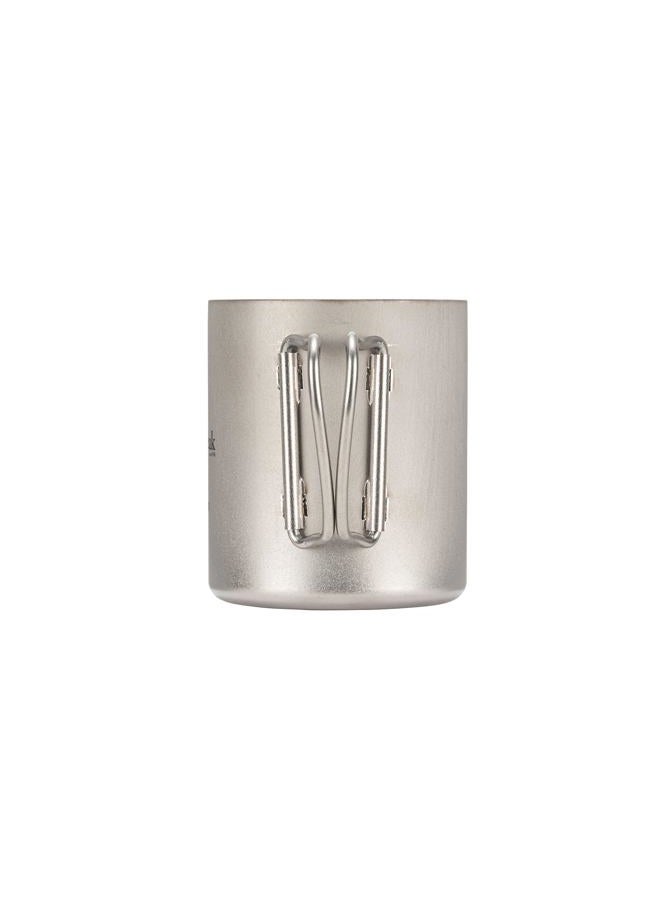 Snow Peak Unisex Titanium Double Wall 300 Mug Titanium One Size - Image 4