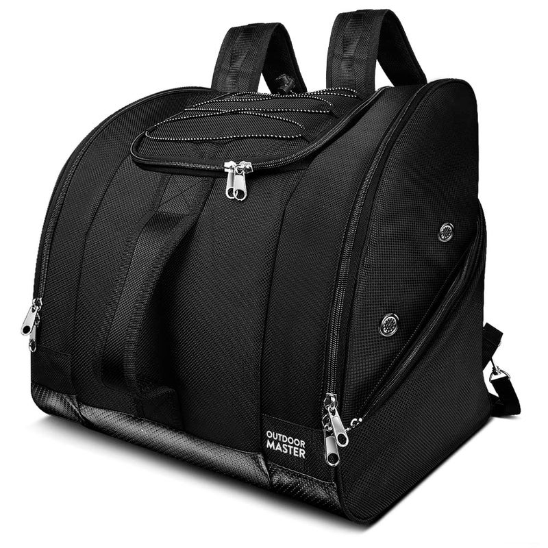 OutdoorMaster OutdoorMaster Boot Bag POLAR BEAR - 50L Ski Boots and Snowboard Boots Bag, Excellent for Travel with Waterproof Exterior & Bottom - for Men, Women and Youth - Black - Image 1