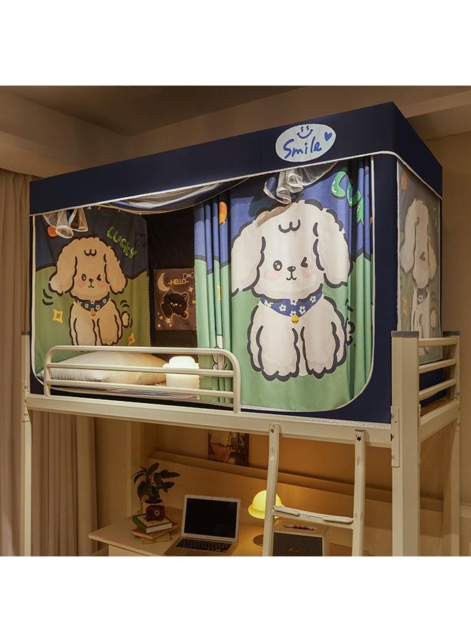 Y&D Bed Canopy Tents Curtain Blackout Curtain Single Bed Tent Curtain Student Shading Cloth Bed Canopy Mosquito Net Student Sleep Privacy Protection - Image 1