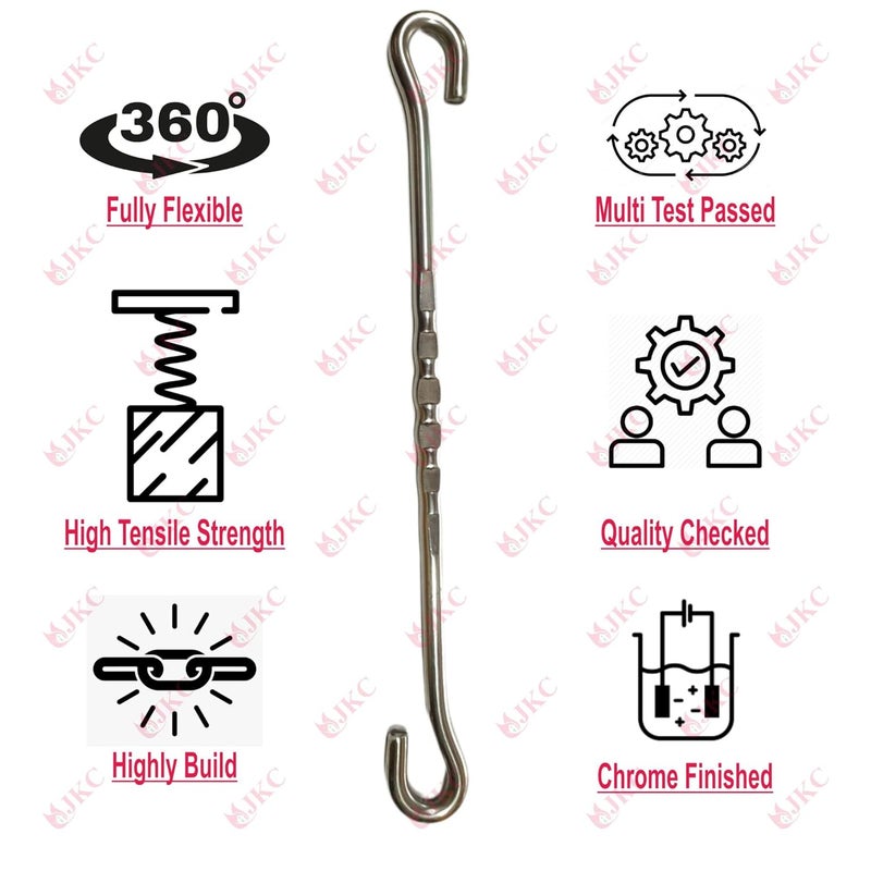 JKC Jhula Spring for Swing and its Accessories for Hanging Swing ChairHammock Swing for AdultsGarden SwingOutdoor SwingHanging jhula 4 Rod - Image 3