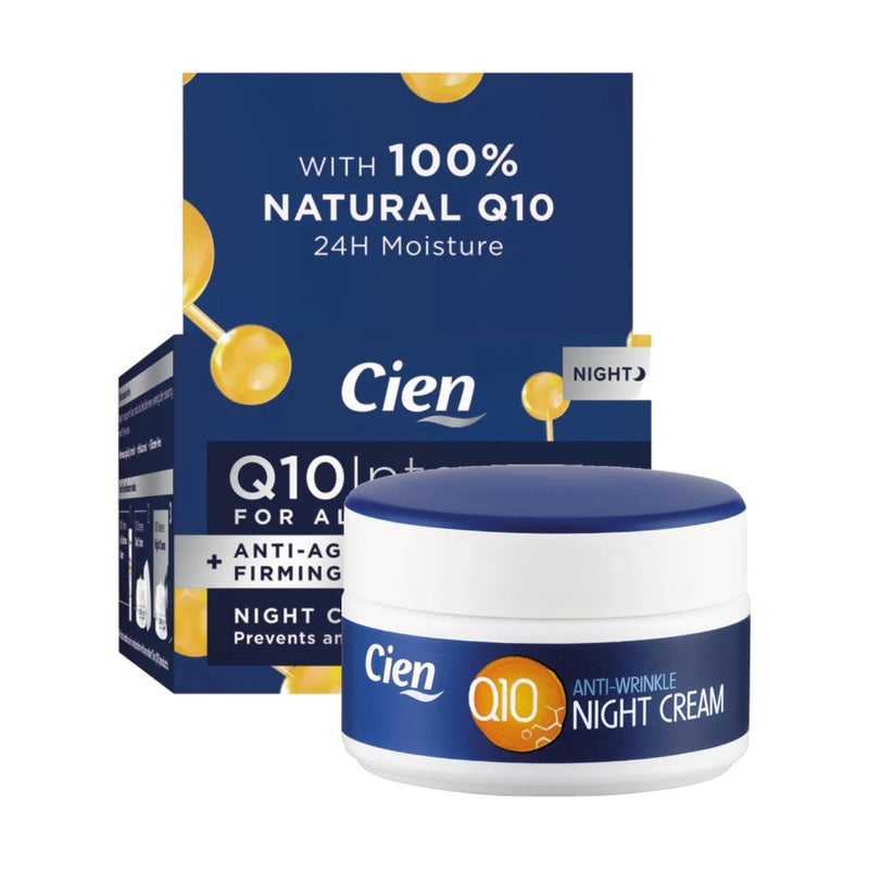 Cien Set of 2 x 50 ml Cien Anti-Wrinkle DAY + NIGHT CREAM - with q10, Hyaluronic Acid & Vitamin E by Cien - Image 4