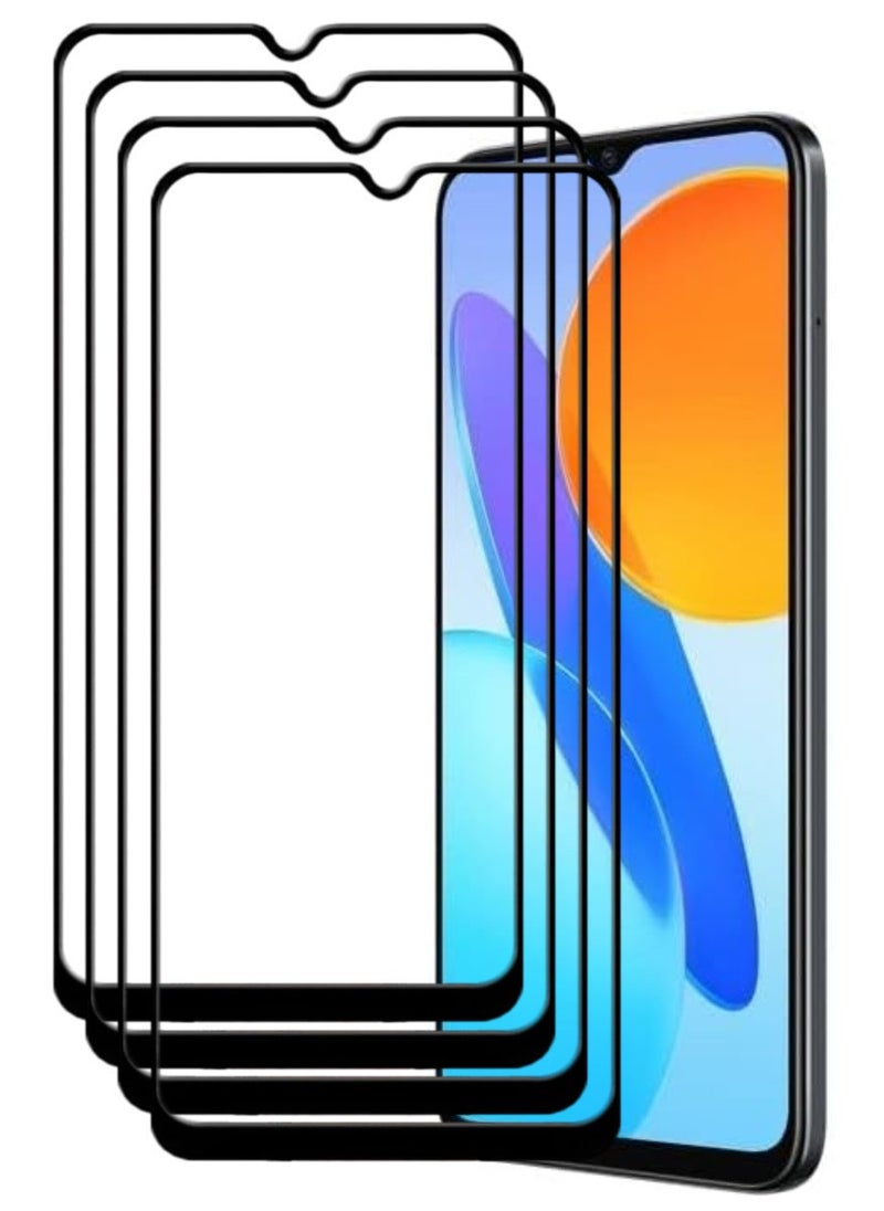 ACLIX 4 Pieces Antistatic ESD Dustproof Premium Quality High Definition Tempered Glass Screen Protector Designed For Honor X7 - Image 1
