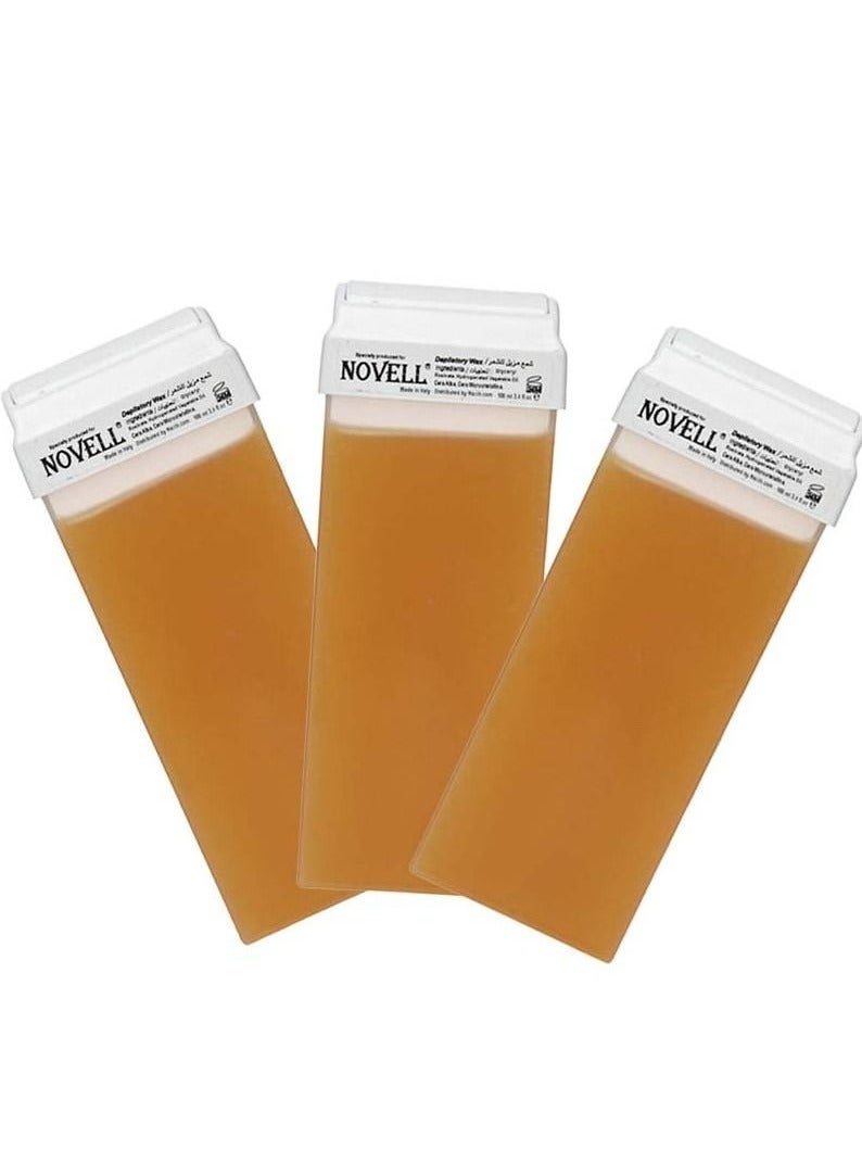 Novell Wax Refill Honey 100 Ml - 3 pcs