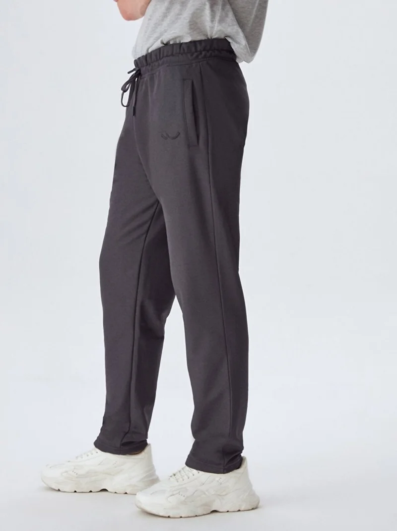 ال تي بي Men's Elastic Waist Anthracite Tracksuit
