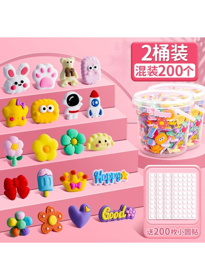 Bluejw 3D Stereo Patch Sticker Suit Goka Sticker Hand Account Hand Account Cream Glue Material Mobile Phone Shell For Students And Girls - Image 1