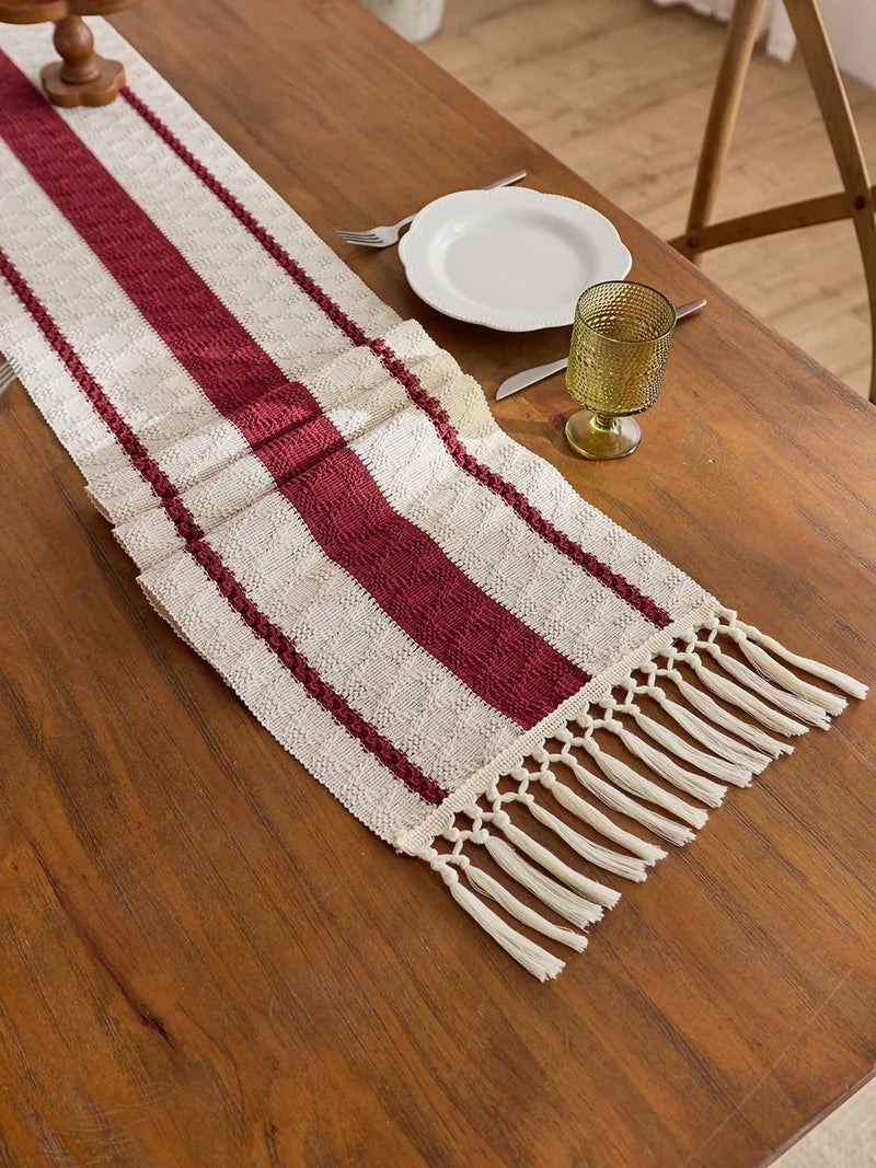 Y&D Nordic Style Table Runners for Dining Table – Elegant Woven Tablecloth Cover for Parties, Home Decor, and Special Occasions - Image 1