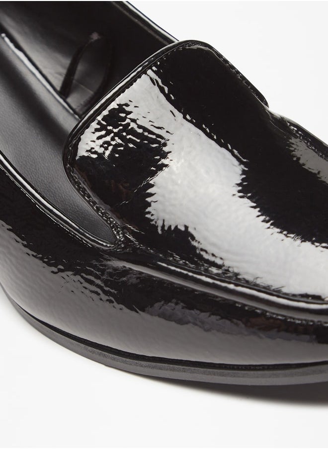 Flora Bella By Shoexpress - Women Solid Slip-On Shoes with Block Heels - Image 1