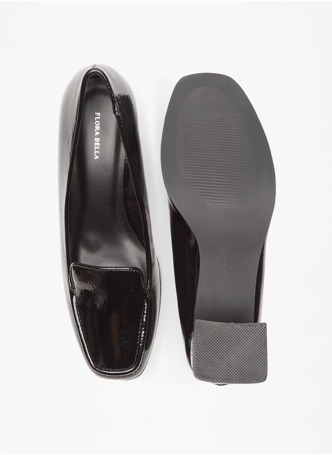 Flora Bella By Shoexpress - Women Solid Slip-On Shoes with Block Heels - Image 1