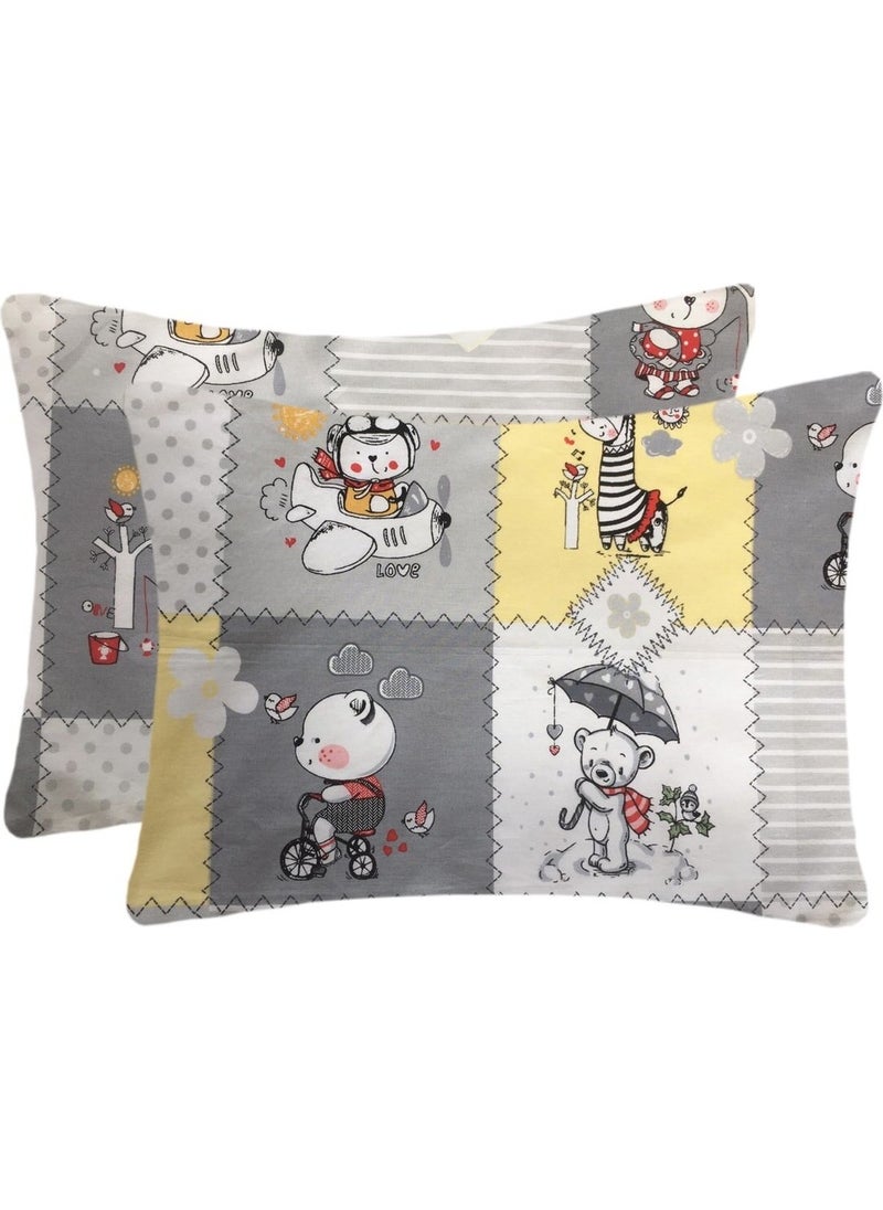 Lief Home غطاء وسادة أطفال بسحاب | 35X45 (2 قطع)  - Image 1