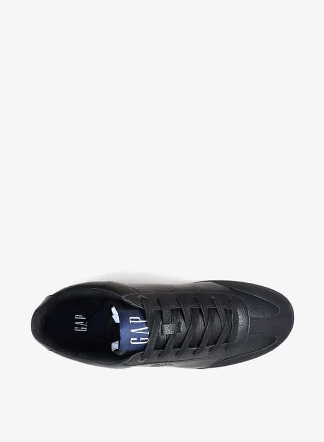 GAP Men's Textured Sneakers with Lace-Up Closure - Seattle Cup Low M