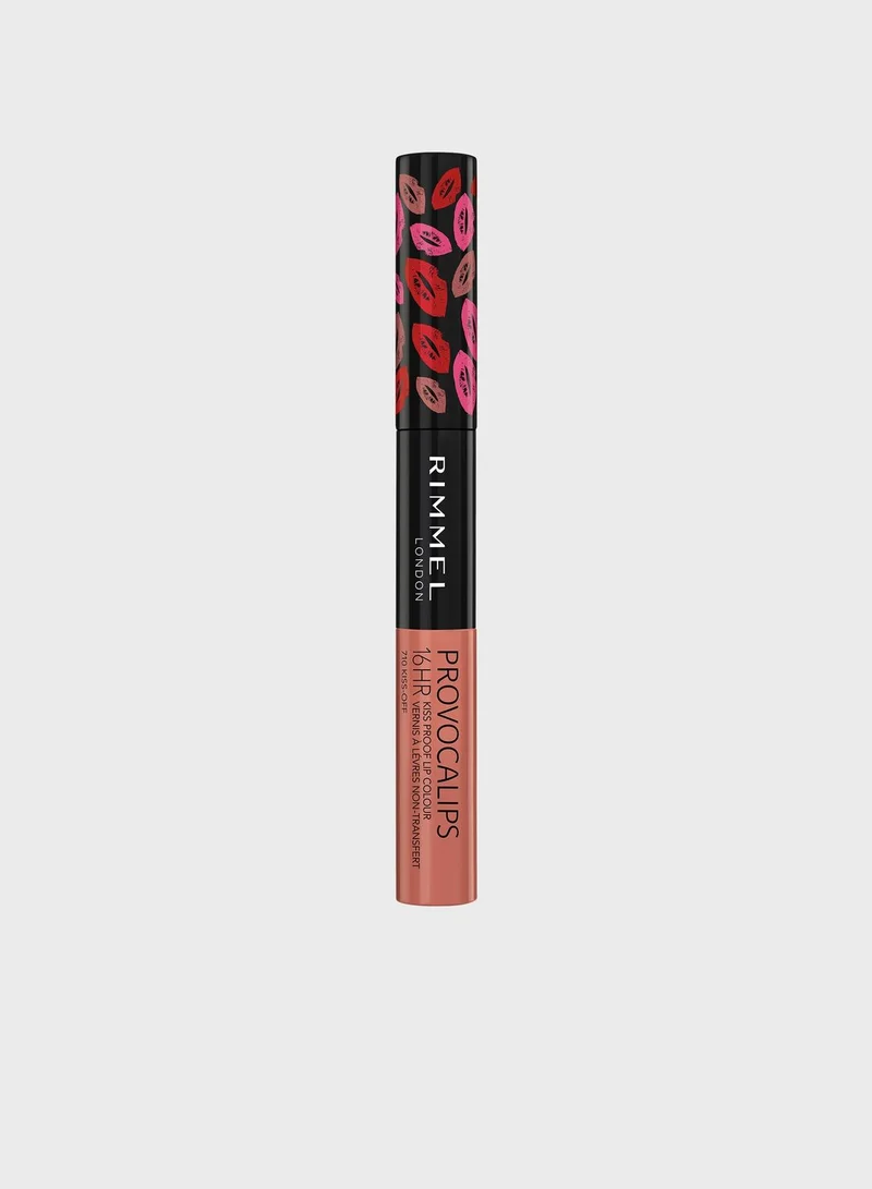 RIMMEL LONDON Rimmel Provocalips 16HR Kissproof Lip Colour – 710 – Kiss Off, 8g