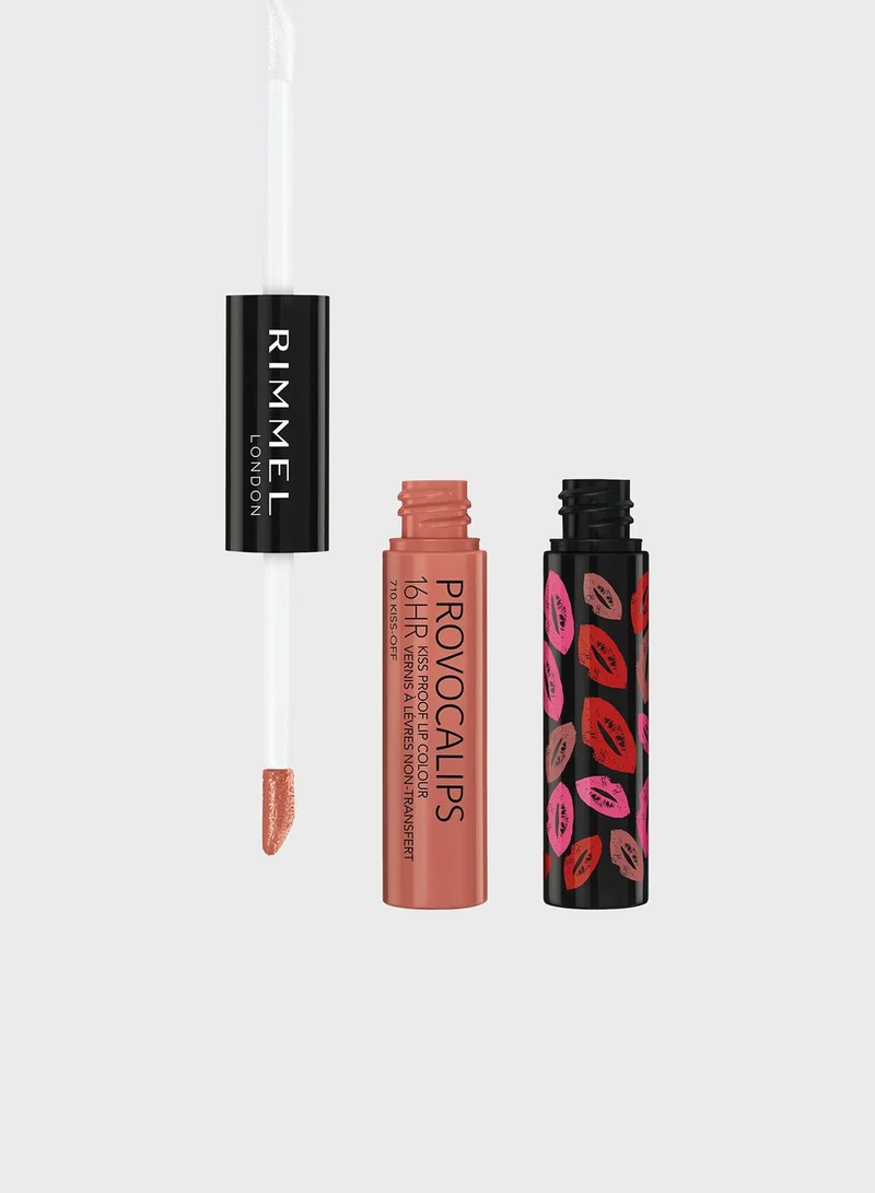RIMMEL LONDON Rimmel Provocalips 16HR Kissproof Lip Colour – 710 – Kiss Off, 8g